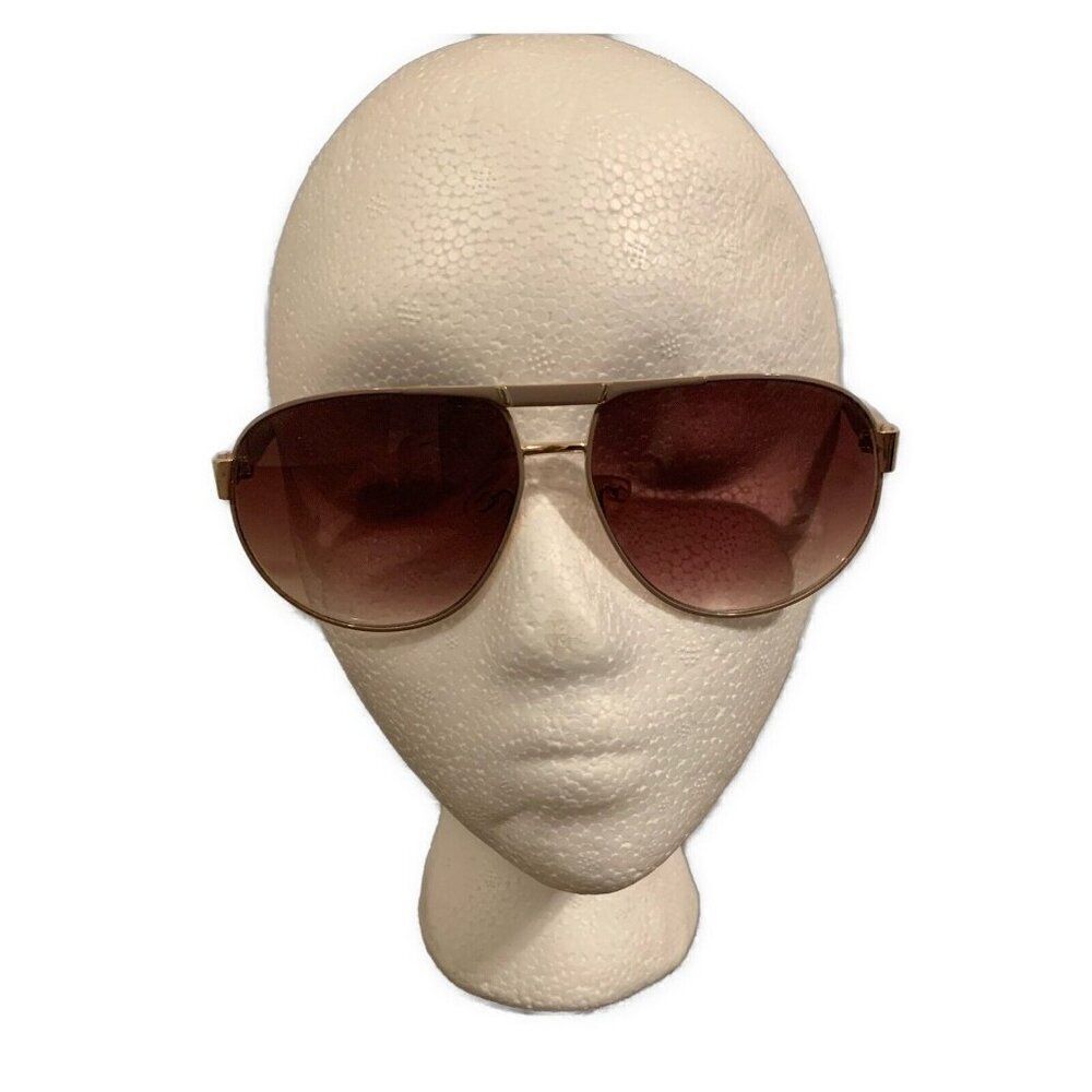 Tahari Womens Tan Gold Aviator Sunglasses #21